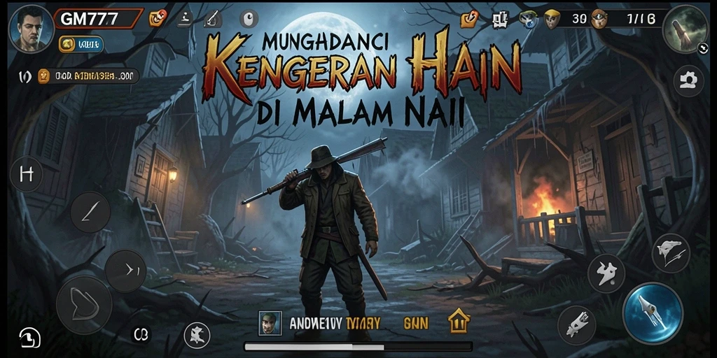 Menampilkan gameplay menakutkan dan atmosfer kegelapan.