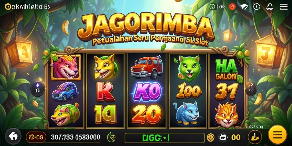 Screenshot utama JAGORIMBA menampilkan gameplay Slot yang seru dan menyenangkan.