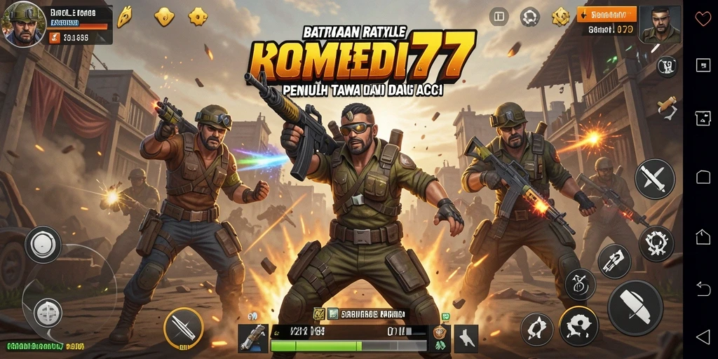 Gameplay seru dari KOMEDI77 dengan elemen humor yang menarik.