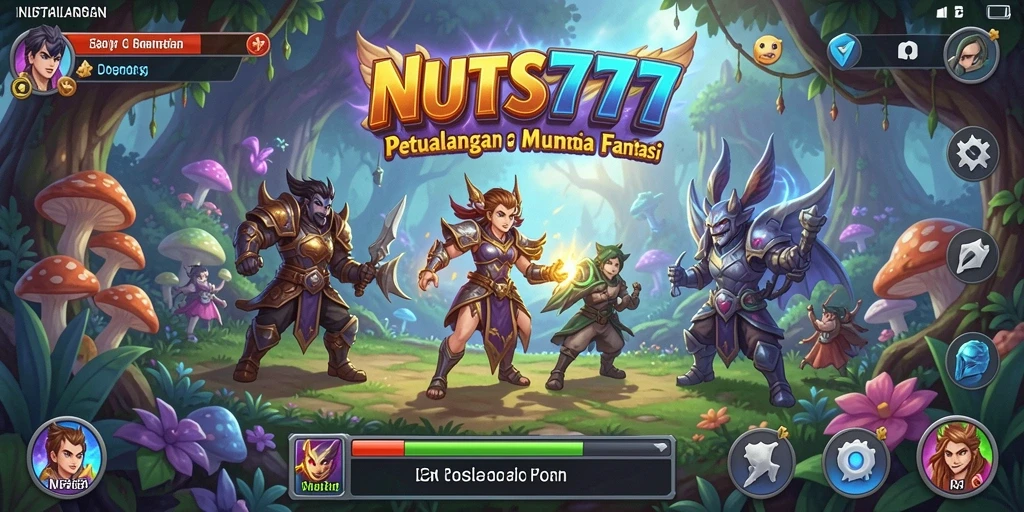 Gameplay seru dalam dunia petualangan NUTS777 yang penuh tantangan.