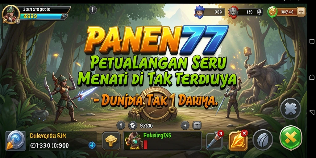 Tangkapan layar gameplay PANEN77 yang menampilkan petualangan seru dan eksplorasi.