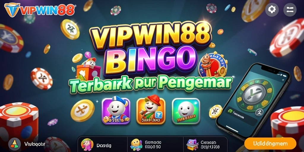 Tampilan utama gameplay Bingo di VIPWIN88 yang menarik dan interaktif.